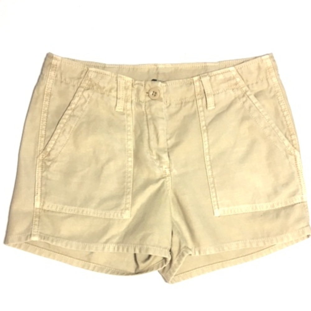 J. Crew 100% Cotton Light Tan Shorts Size 0